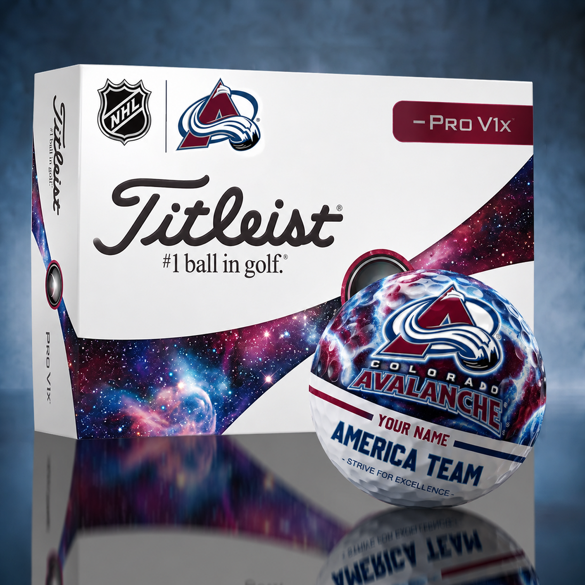 Titleist COL x Premium NHL PERSONALIZED GOLF BALL LIMITED EDITION V7