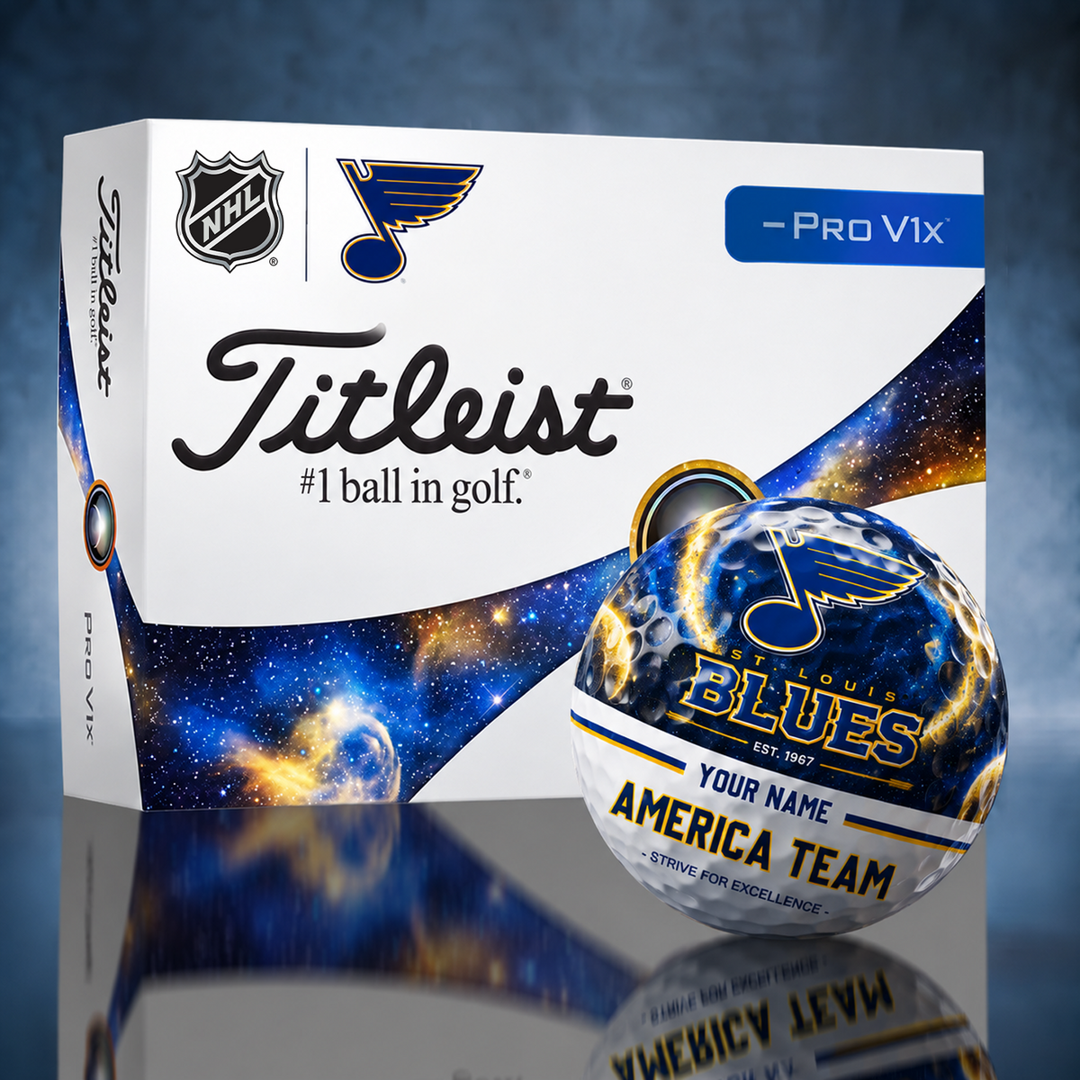 Titleist STL x Premium NHL PERSONALIZED GOLF BALL LIMITED EDITION V7
