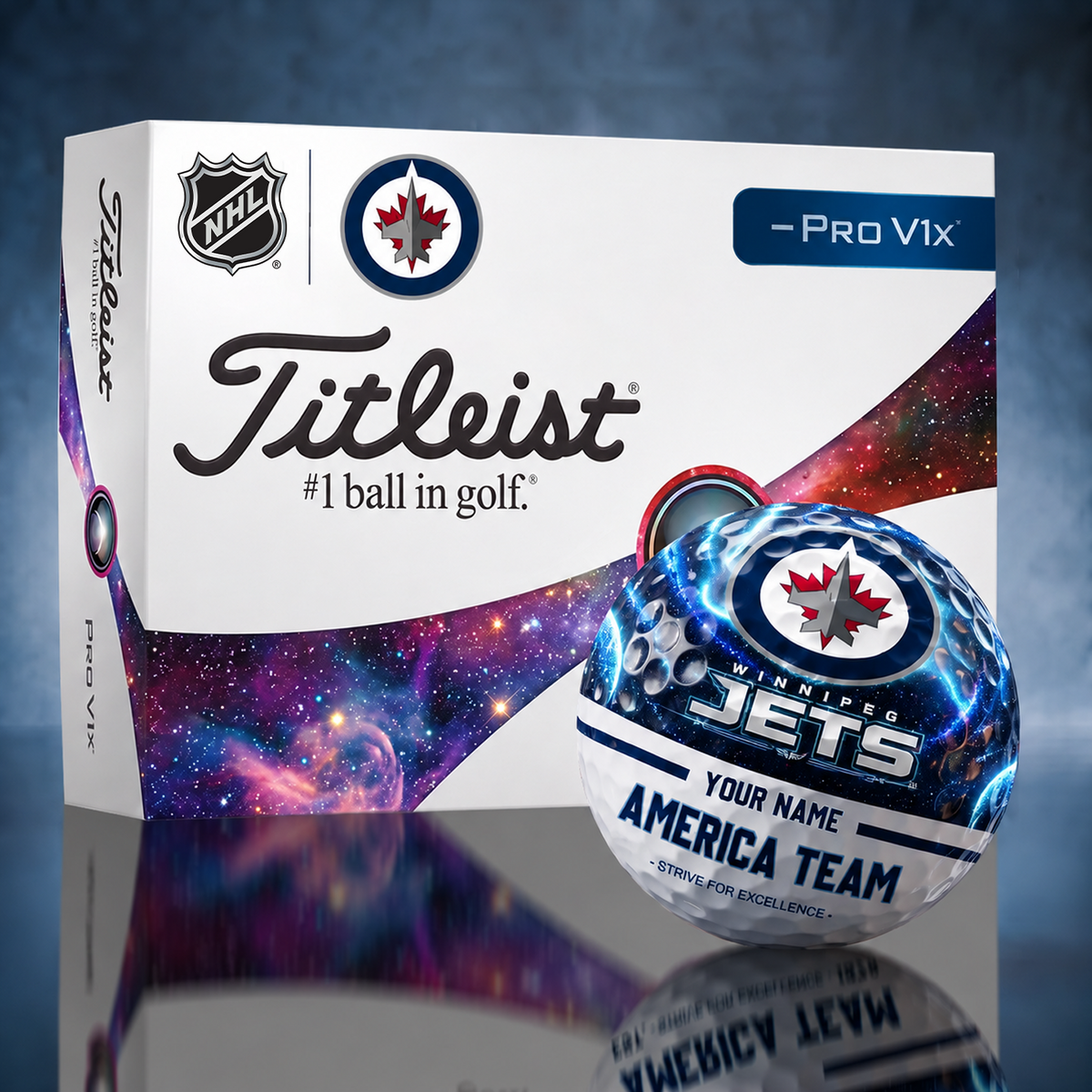 Titleist WPG x Premium NHL PERSONALIZED GOLF BALL LIMITED EDITION V7