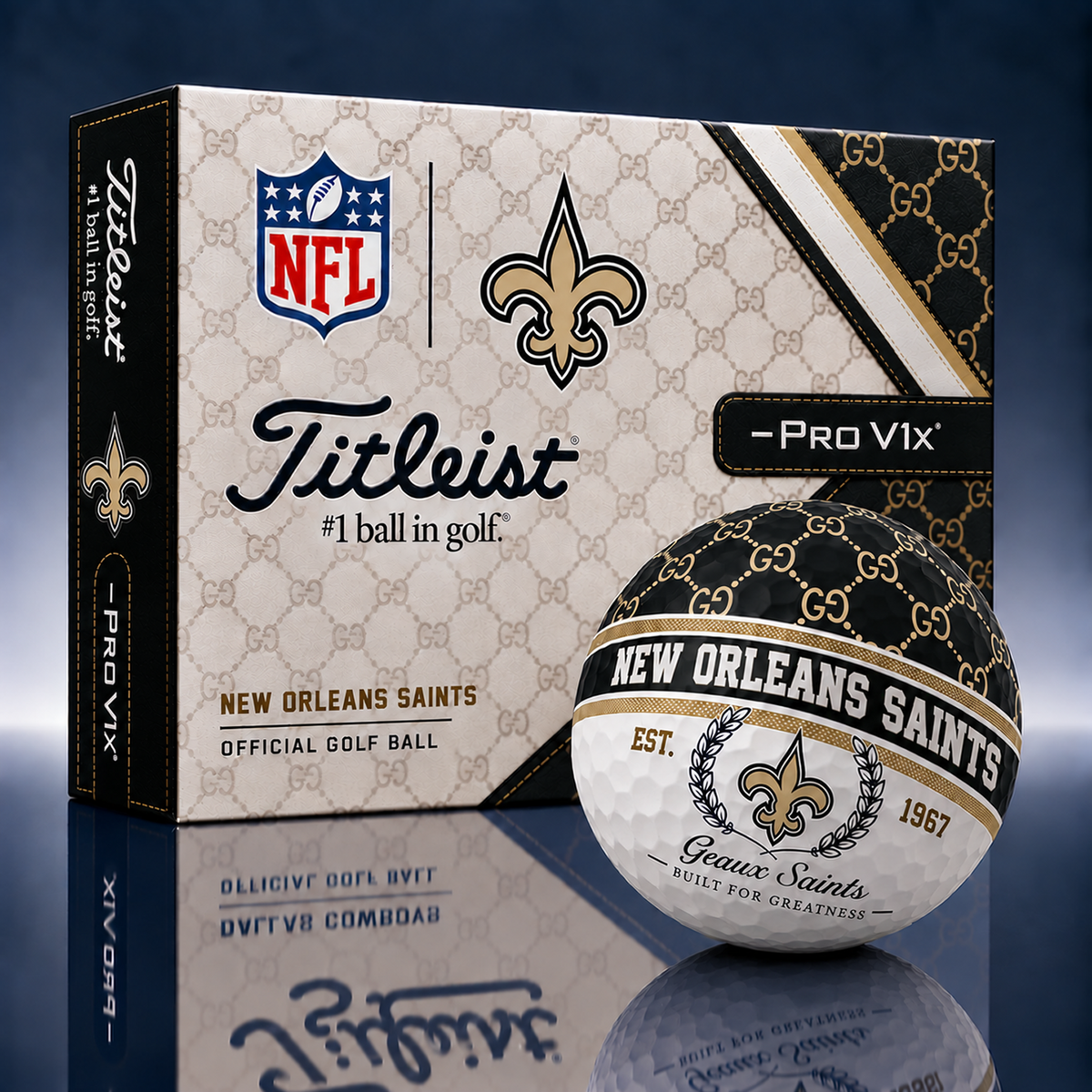 Titleist X GC Premium NFL NO PERSONALIZED GOLF BALL LIMITED EDITION V1