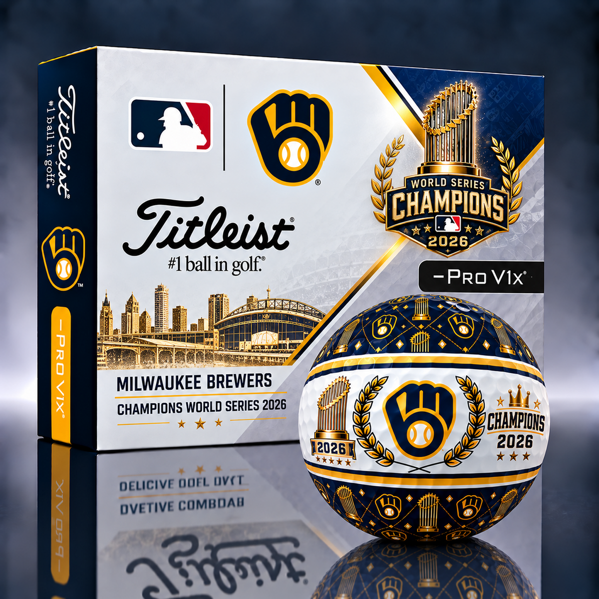 Titleist X Premium MLB MIL Champions World Series 2026 GOLF BALL 3110 V1
