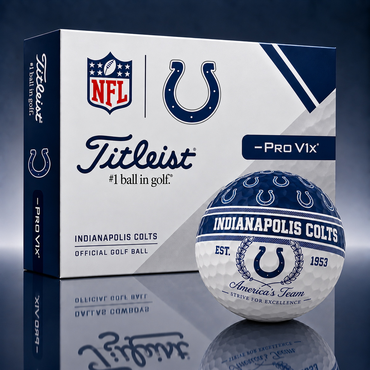 Titleist X Premium NFL IND PERSONALIZED GOLF BALL LIMITED EDITION V5