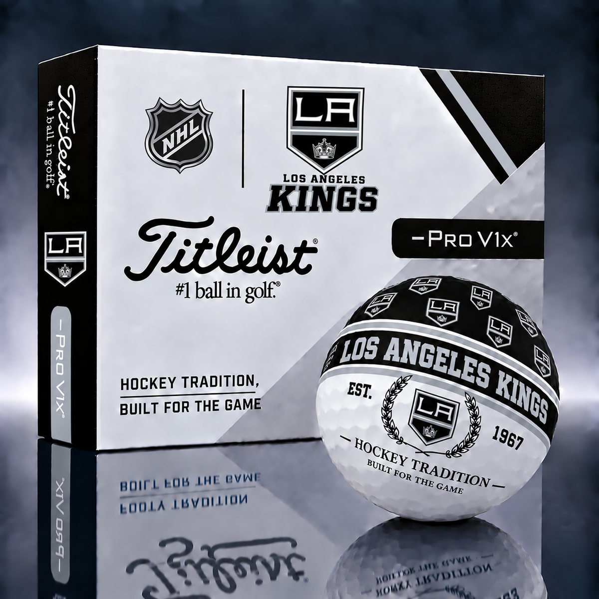 Titleist X Premium NHL x LAK PERSONALIZED GOLF BALL LIMITED EDITION V5