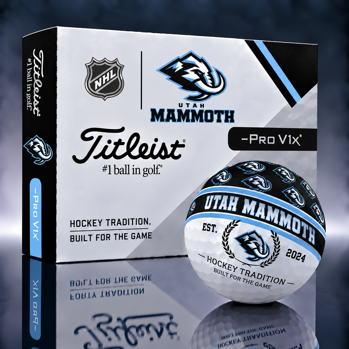 Titleist X Premium NHL x UTA PERSONALIZED GOLF BALL LIMITED EDITION V5