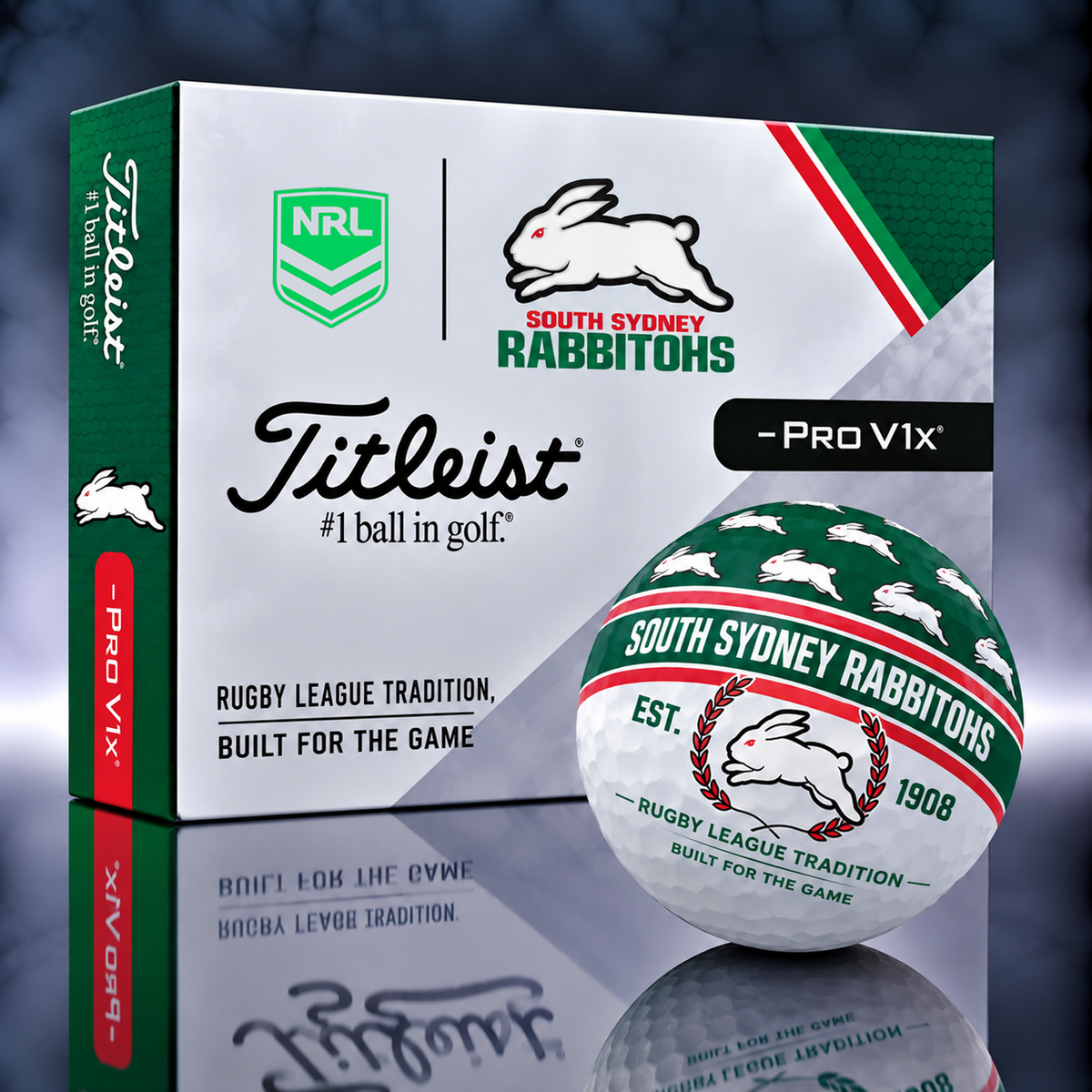 Titleist X Premium NRL SOU PERSONALIZED GOLF BALL LIMITED EDITION V5