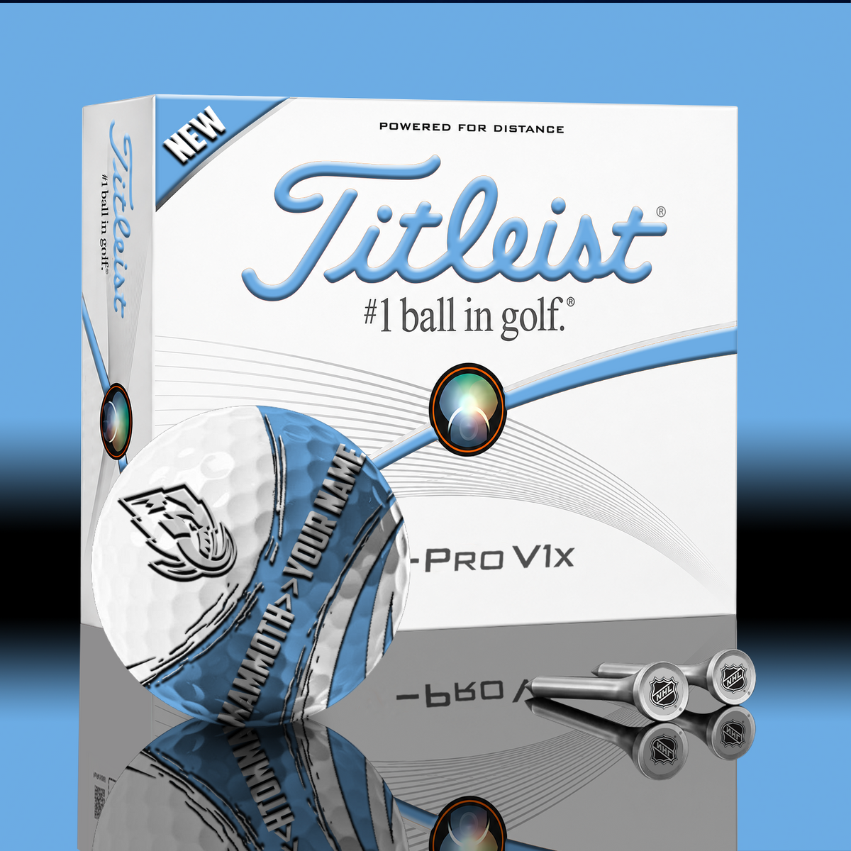 UTAH x NHL PERSONALIZED GOLF BALL LIMITED EDITION