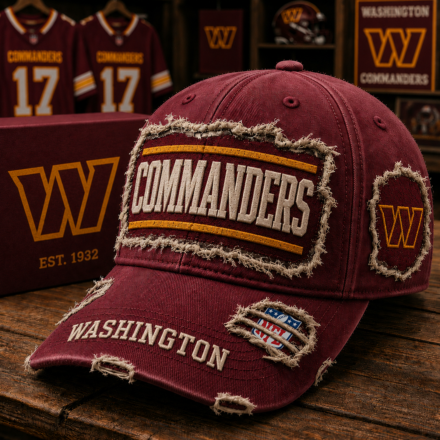 WAS x NFL Premium Patch Cap