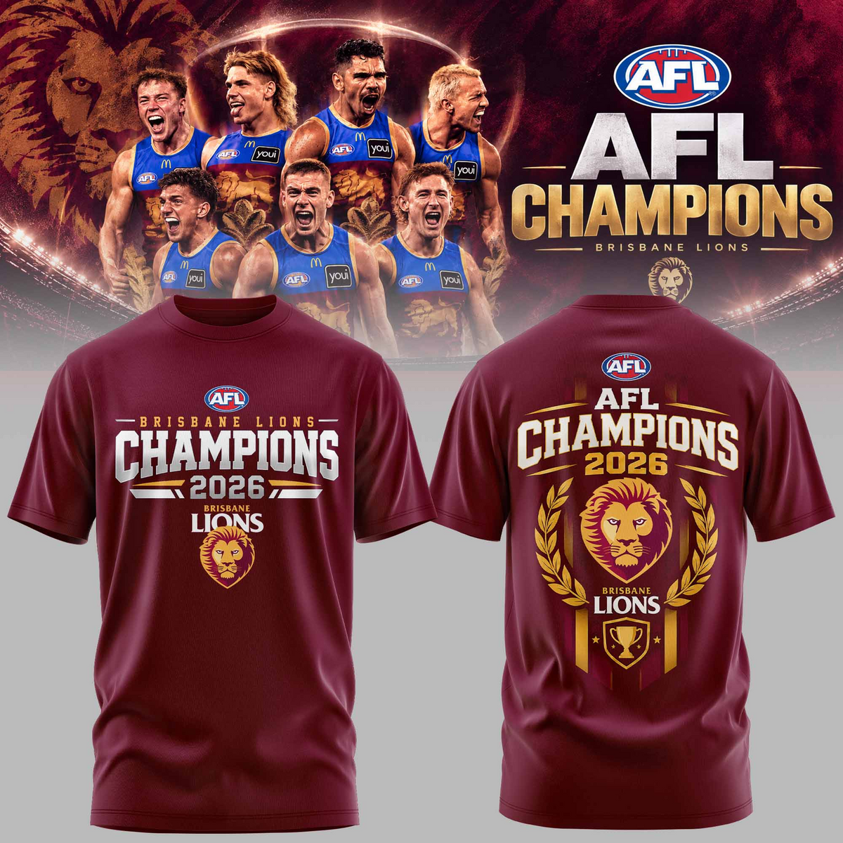 PREMIUM AFL X BL THANK FOR MEMORIES CHAMPIONSHIP TSHIRT LIMITED EDITION NDT VHM 2026