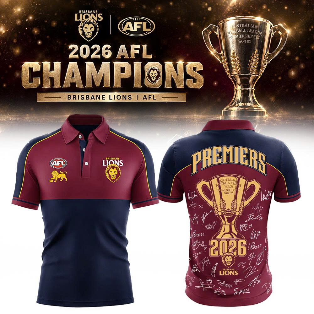 PREMIUM AFL X BL THANK FOR MEMORIES CHAMPIONSHIP POLO LIMITED EDITION NDT VHM 2026