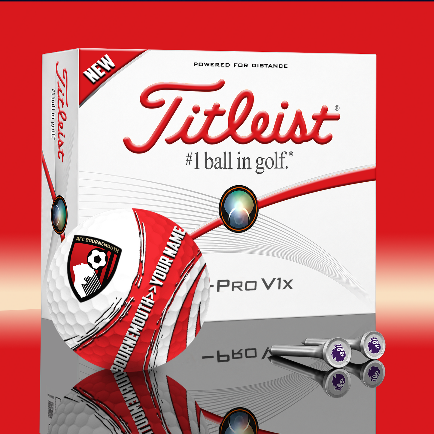 AFC x EPL PERSONALIZED GOLF BALL LIMITED EDITION
