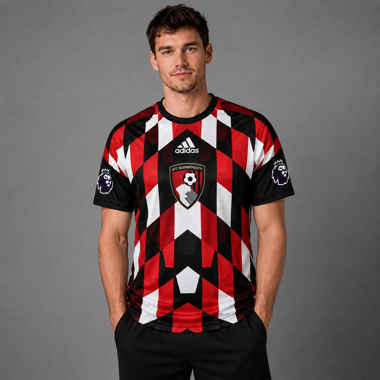 AFCB x Premium EPL Geometric Fan Performance T-Shirt