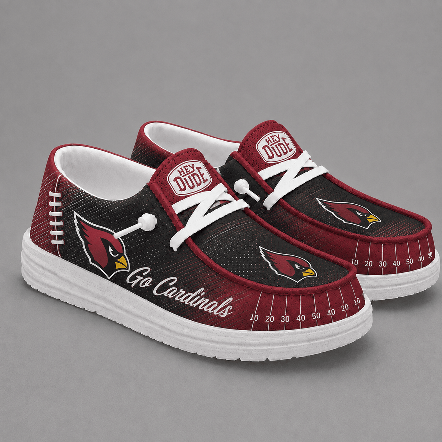 ARI Premium NFL Football Field Fan Loafer Shoes