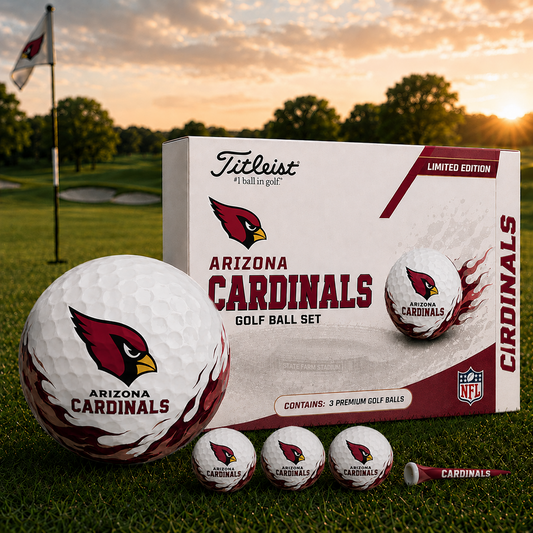 ARI x NFL Inspired Golf Ball Set – 3 Premium Golf Balls