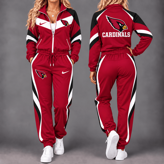 ARI x NFL Team Pride Waterproof Windbreaker Zip-Up Tracksuit Set