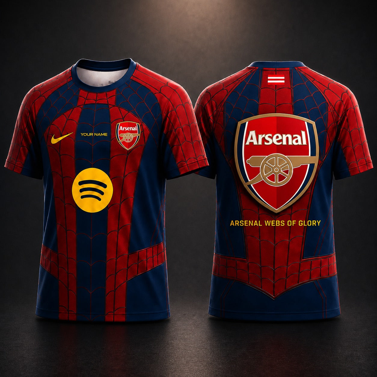 ARS EPL x Spider Halloween Premium All Over Print T-Shirt Personalized Gift For Fan Sport Soccer