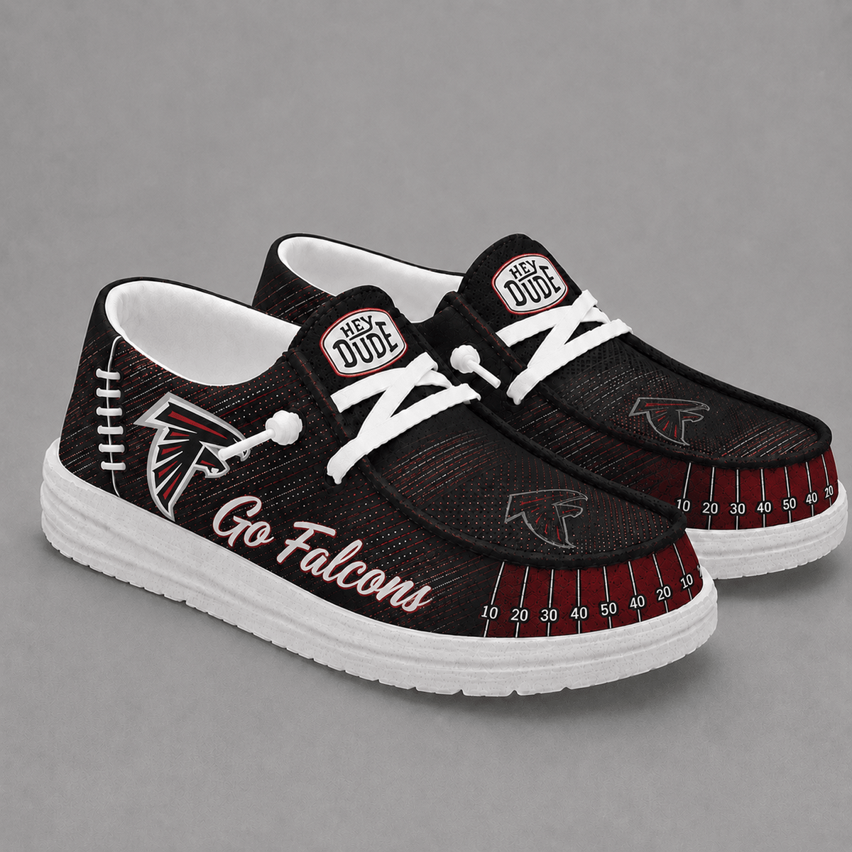 ATL Premium NFL Football Field Fan Loafer Shoes
