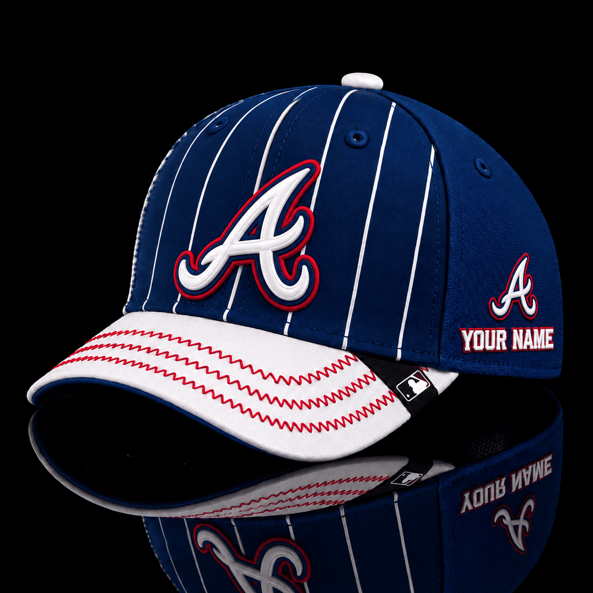 ATL x MLB Game Day Personalized Name Classic Cap