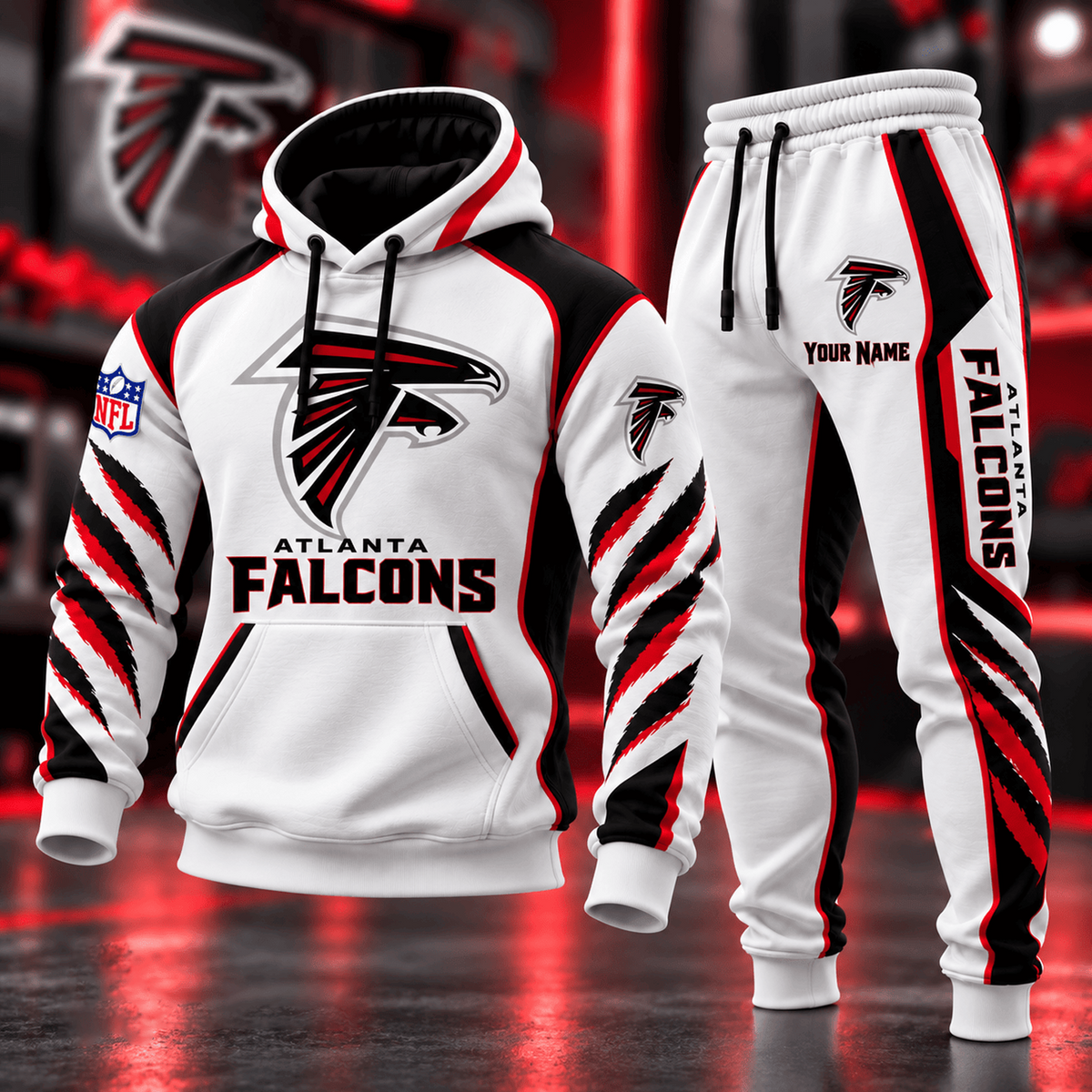 ATL x NFL Personalized Set Hoodie SweatPants