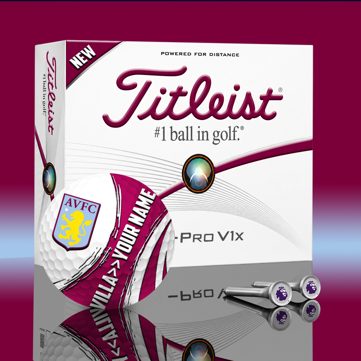 AVL x EPL PERSONALIZED GOLF BALL LIMITED EDITION