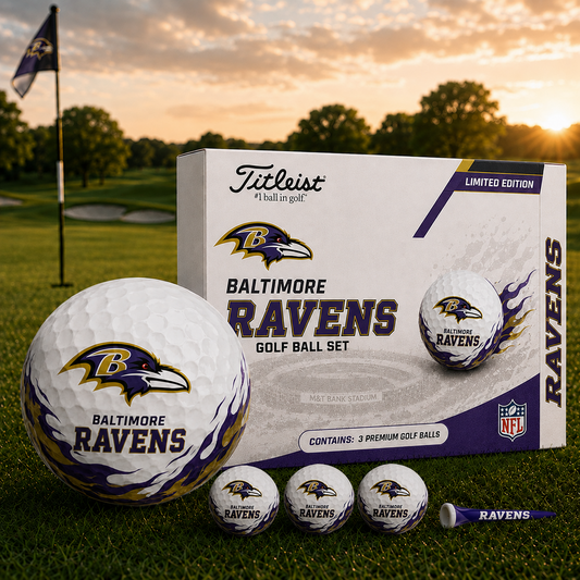 BAL x NFL Inspired Golf Ball Set – 3 Premium Golf Balls