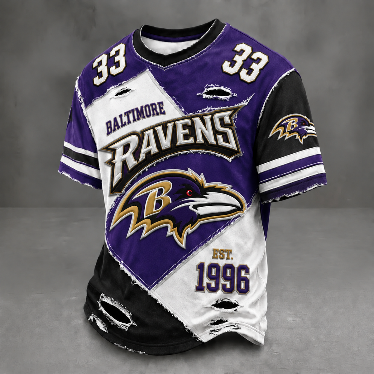 BAL x NFL Men's Professional Football Style Shirt
