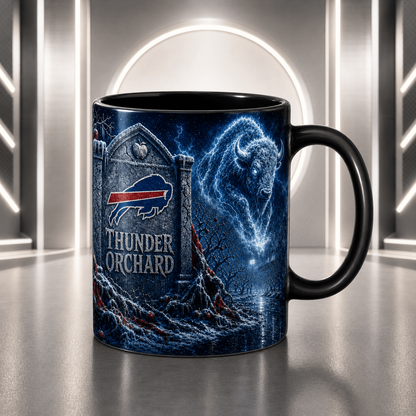 BB Halloween Football Mug – The Frozen Cornfield Spooky Fan Gift DDT