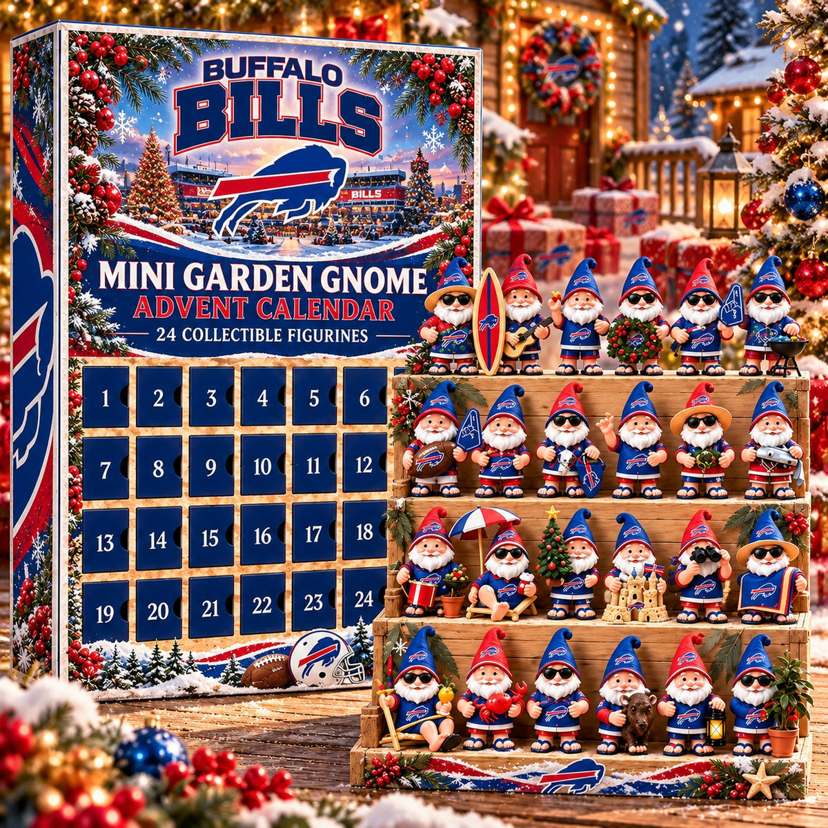 BB x NFL Mini Garden Gnome Advent Calendar