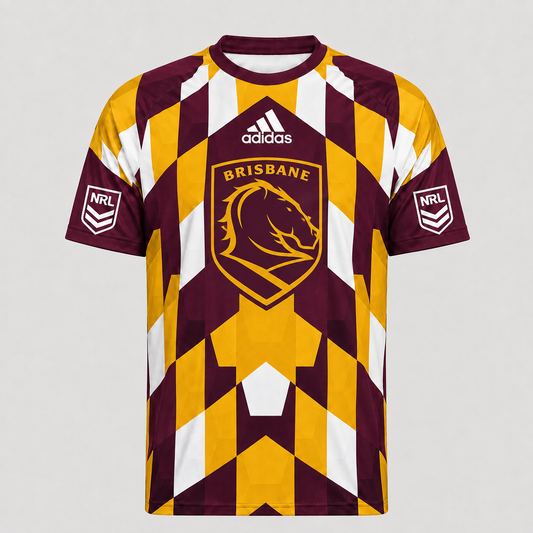 BB x NRL Premium Geometric Fan Performance T-Shirt