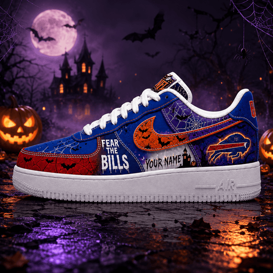 BB x Premium NFL Fear The Team Halloween AF1 Sneakers