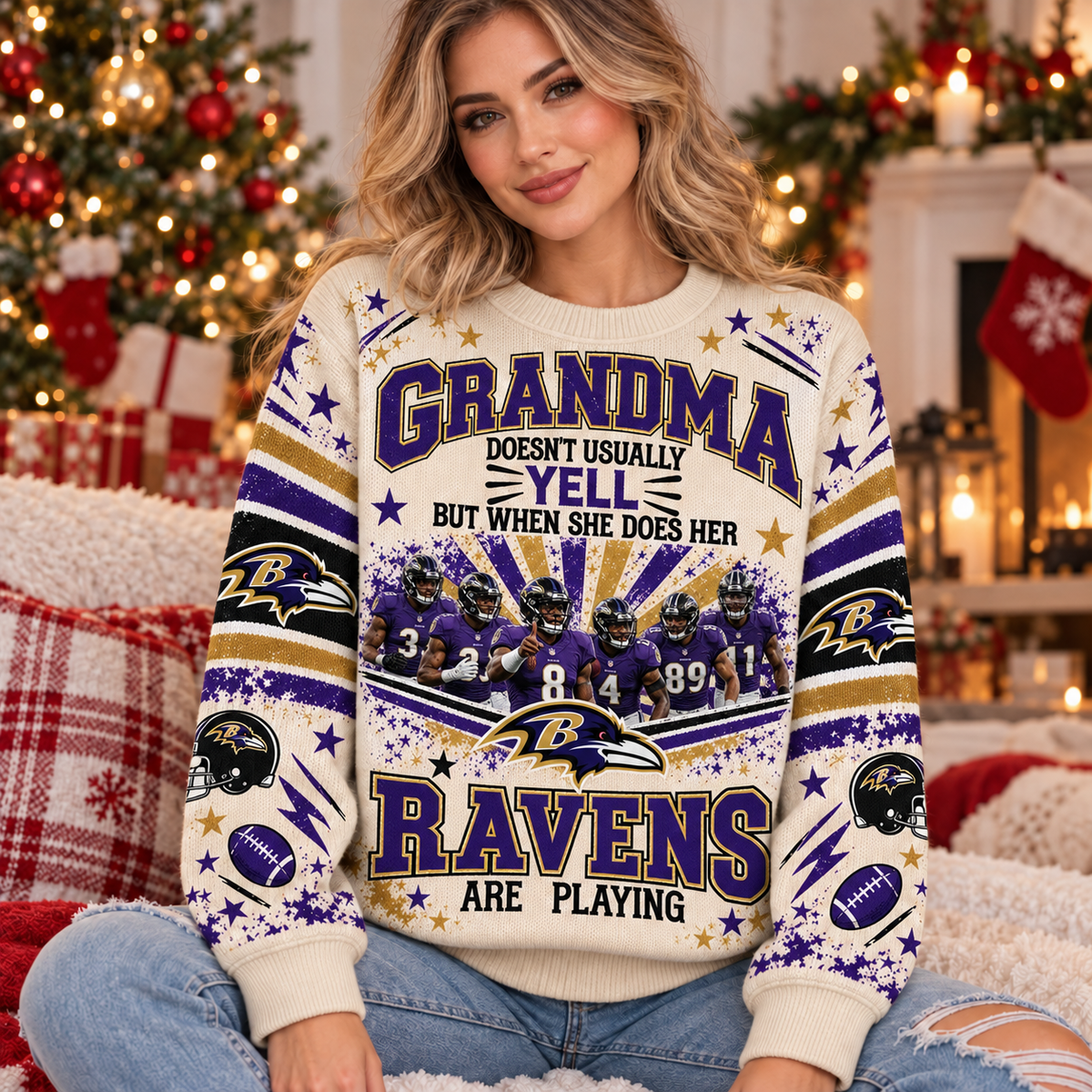 BR x NFL Premium V2 Ugly Sweater