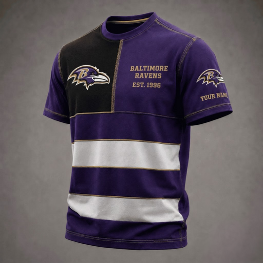 BR x NFL Premium Vintage All Over Print T-Shirt 3D Personalized Gift For True Fan