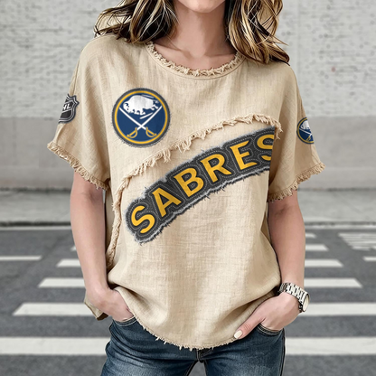 BUF x NHL Women’???s Vintage O-Neck 2905 DatND DVT