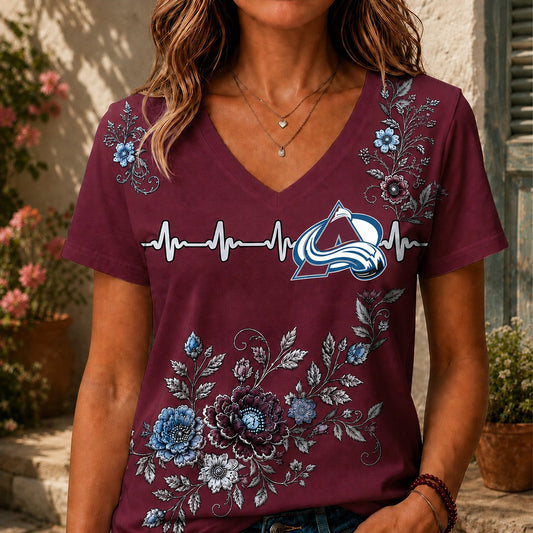 CA x NHL Luxury Women V-Neck Shirt