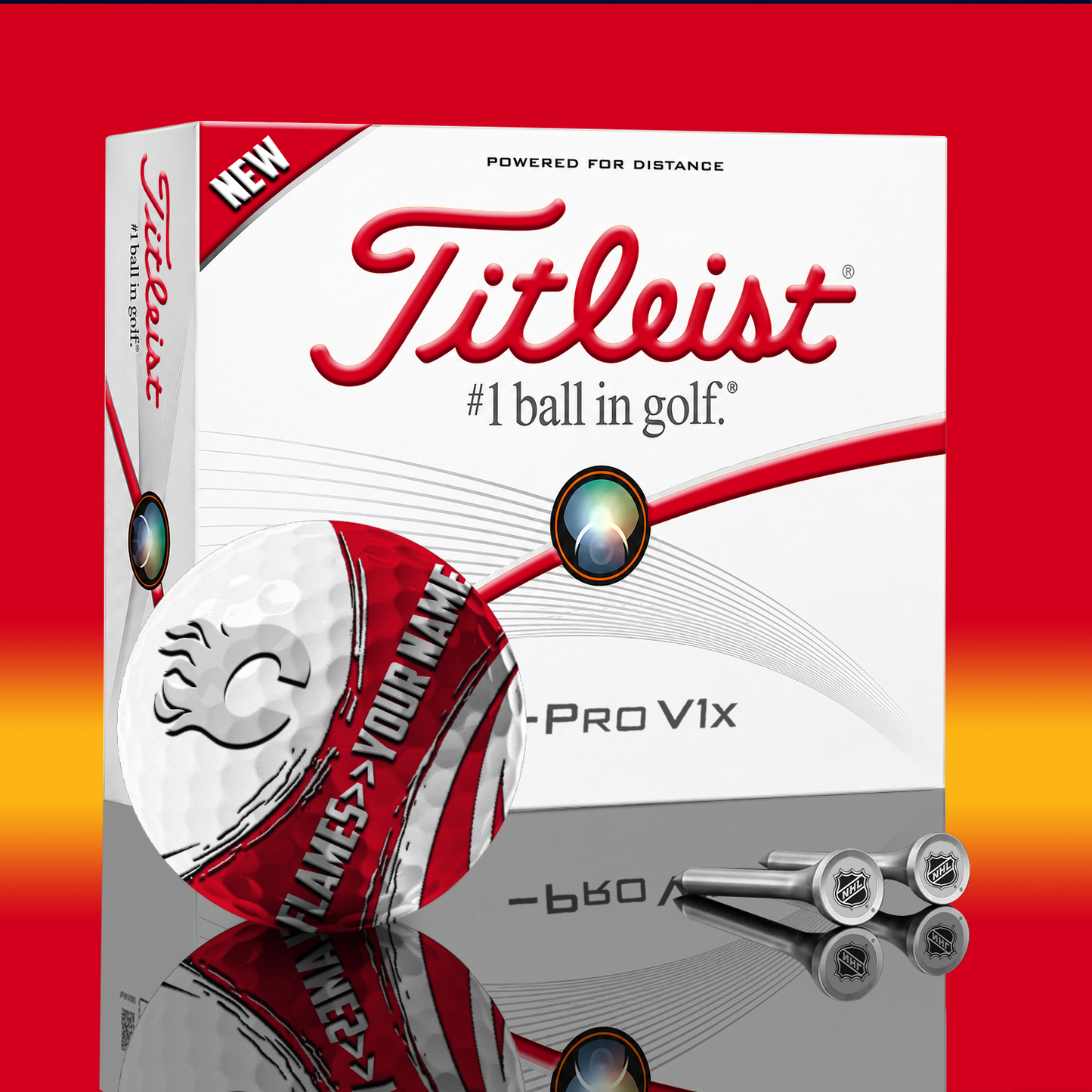 CAL x NHL PERSONALIZED GOLF BALL LIMITED EDITION