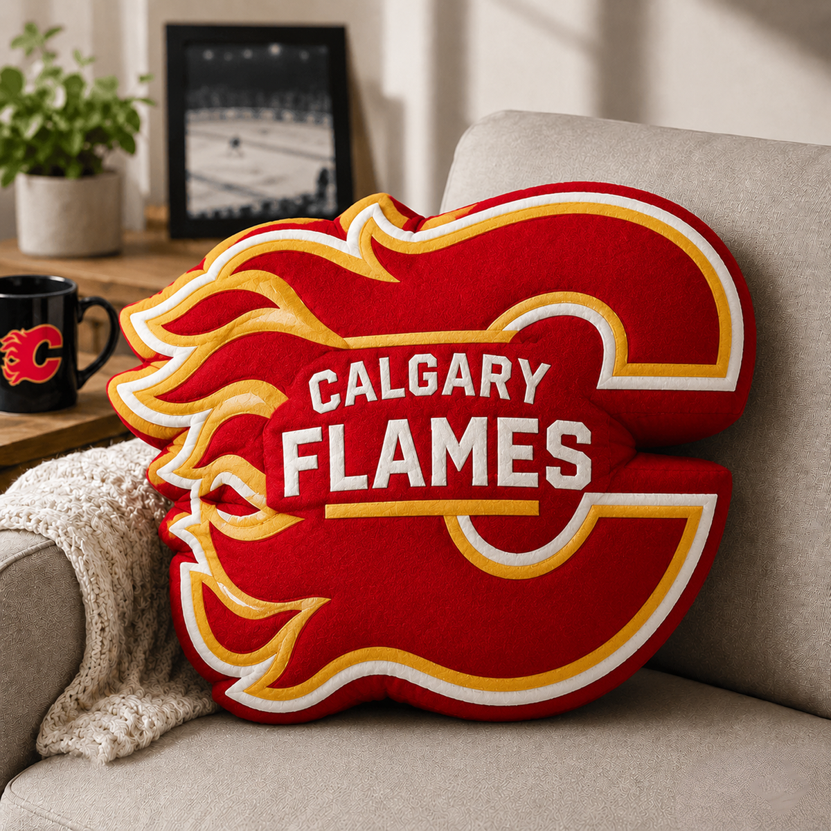 CAL x NHL Premium Custom Shape Pillow Personalized