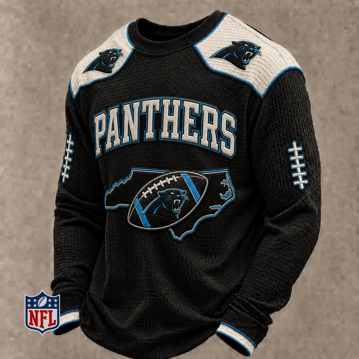 CAR x NFL Baseball Team Embroidered Crewneck Sweatshirt