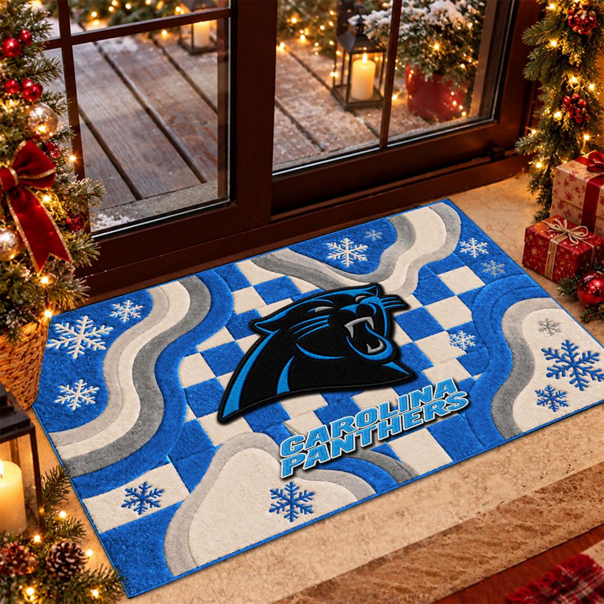 CAR x NFL Christmas Doormat