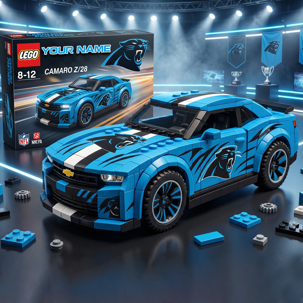 CAR x NFL Football Team Camaro Z28 V2