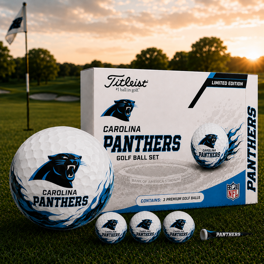CAR x NFL Inspired Golf Ball Set – 3 Premium Golf Balls