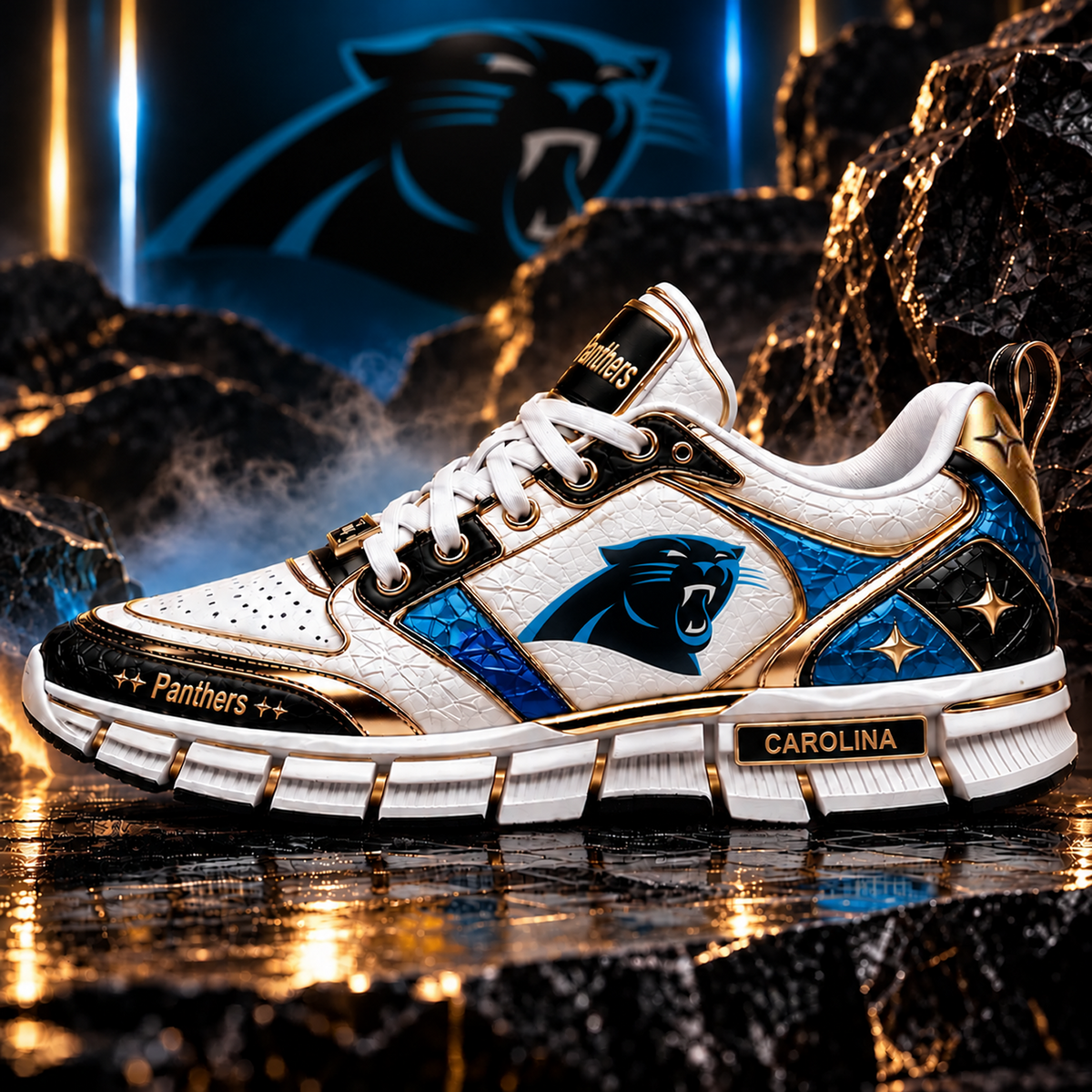 CAR x NFL Luxury Gold Edition Sneakers