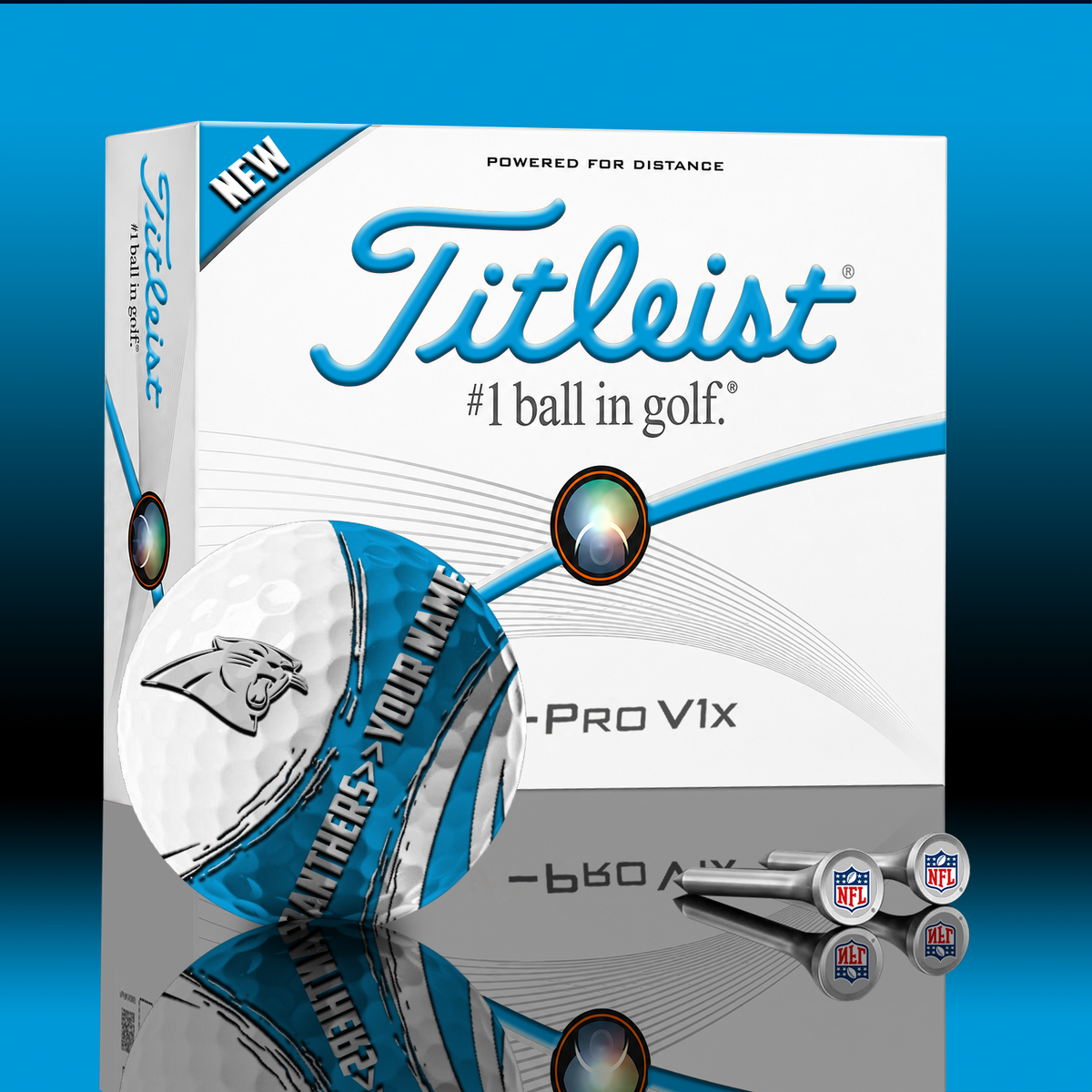 CAR x NFL PERSONALIZED GOLF BALL LIMITED EDITION