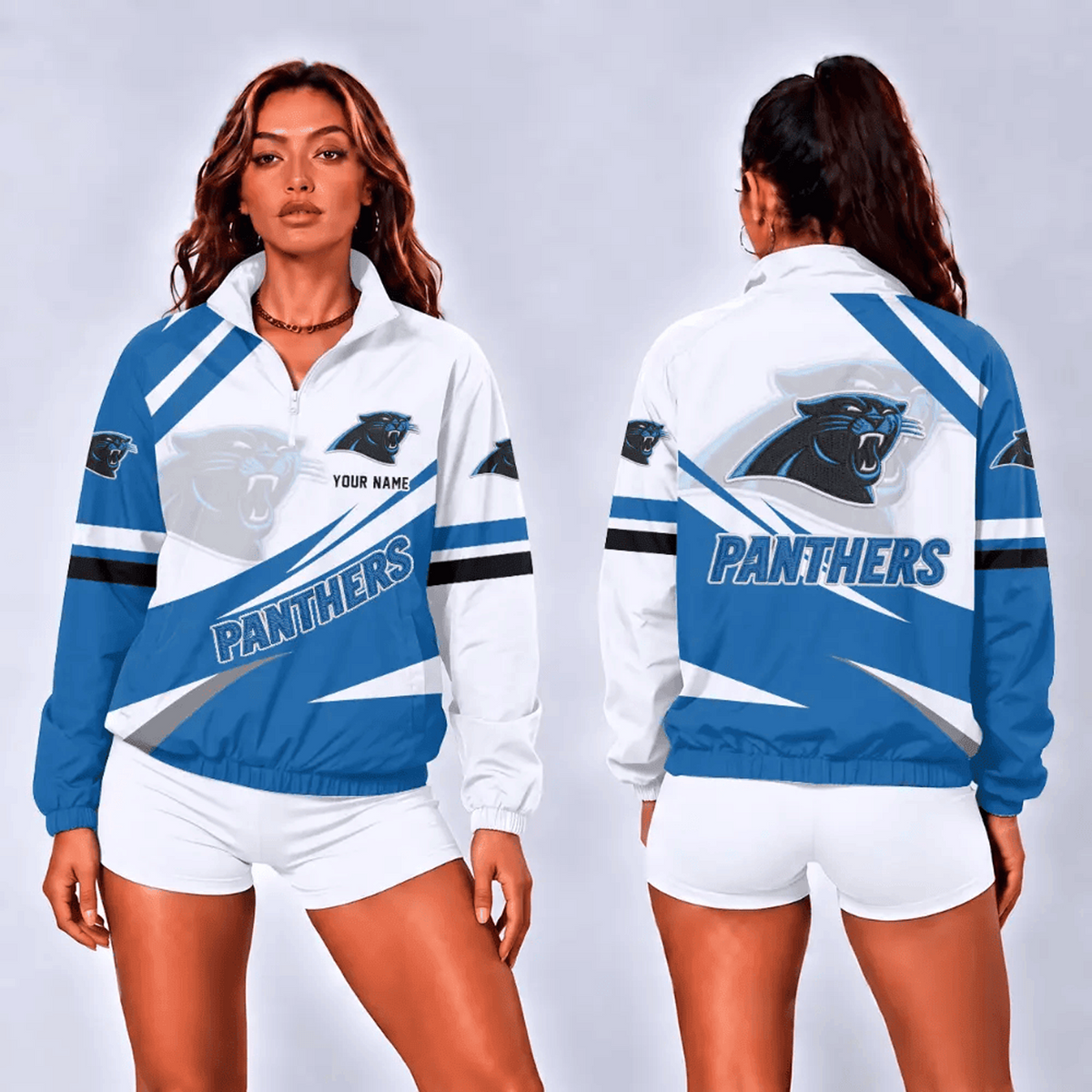 CAR x NFL Retro Colorblock Quarter Zip Jacket
