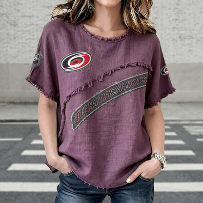 CAR x NHL Women’???s Vintage O-Neck 2905 DatND DVT