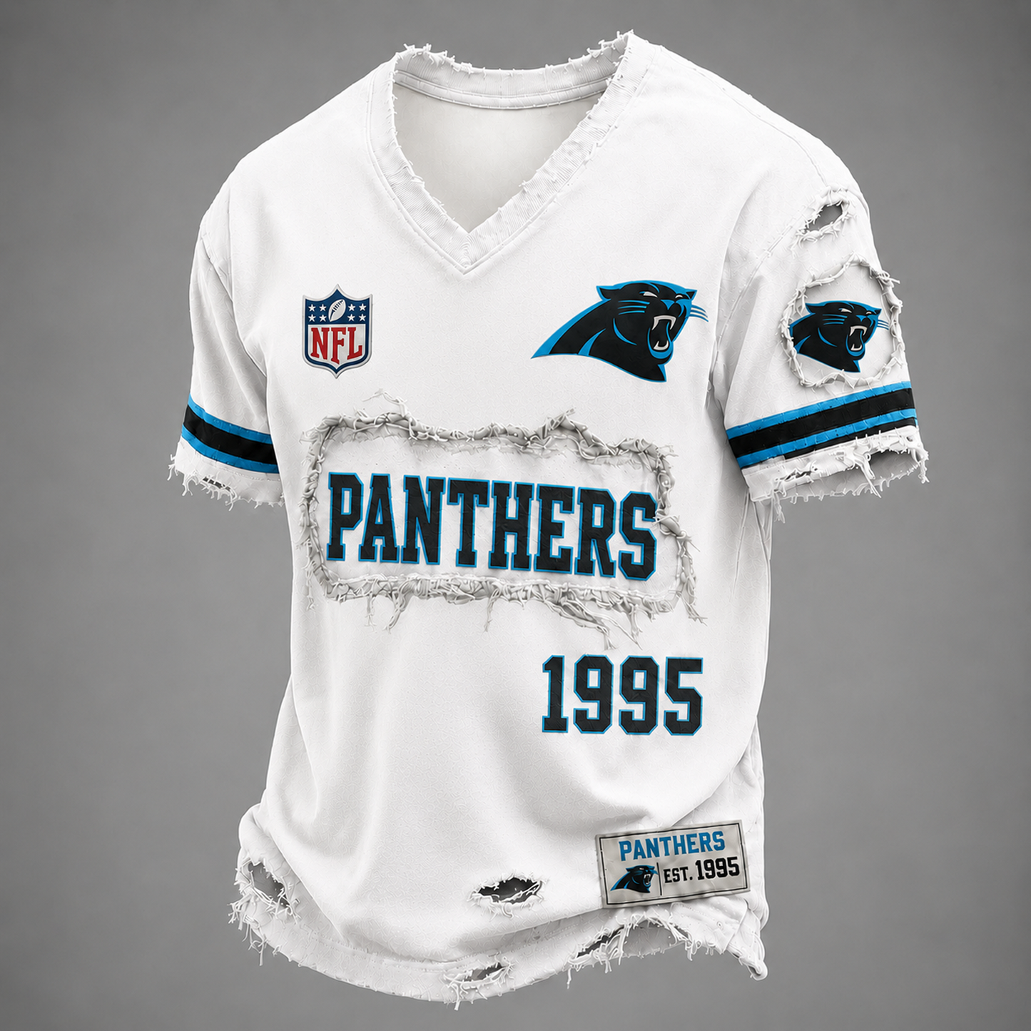 CAR x NFL LUXURY V-Neck T-Shirt 3005 DatND DVT