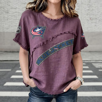 CBJ x NHL Women’???s Vintage O-Neck 2905 DatND DVT