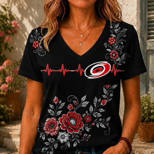 CH x NHL Luxury Women V-Neck Shirt