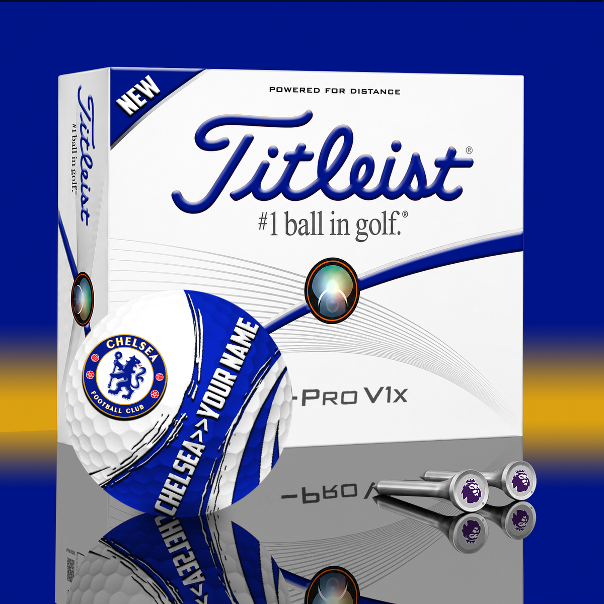 CHE x EPL PERSONALIZED GOLF BALL LIMITED EDITION
