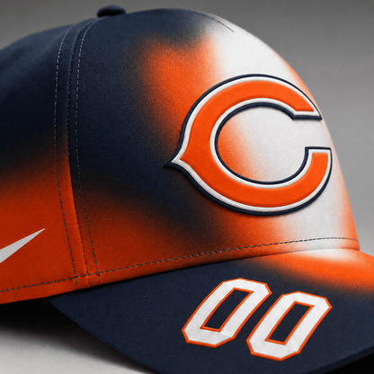 CHI Premium NFL Custom Name Number Athletic Cap