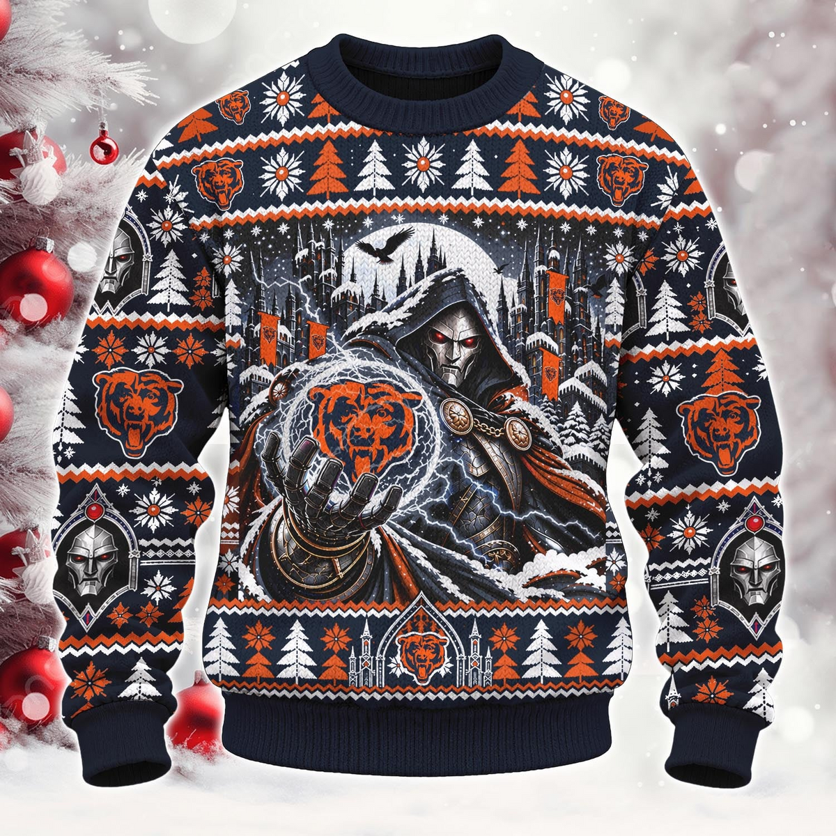 CHI x NFL Knitted Sweater 1610