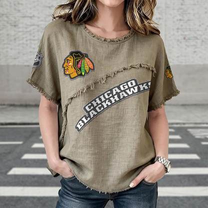 CHI x NHL Women’???s Vintage O-Neck 2905 DatND DVT